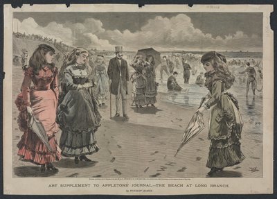 Der Strand bei Long Branch von Winslow Homer