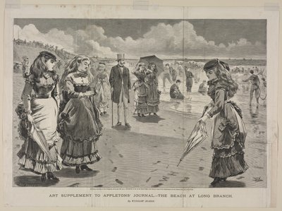 Der Strand von Long Branch von Winslow Homer