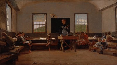Die Dorfschule von Winslow Homer