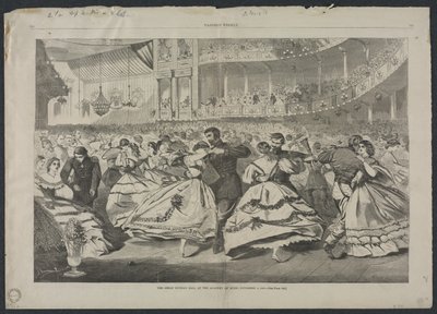 Der Große Russische Ball in der Musikakademie, 5. November 1863 von Winslow Homer