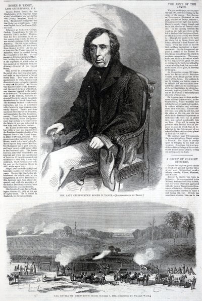 Der verstorbene Oberrichter Roger B. Taney, aus Harper