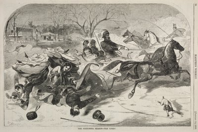 Die Schlittenfahrt-Saison - Der Umsturz von Winslow Homer