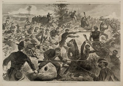 Der Krieg für die Union 1862 - Ein Bajonettangriff, aus Harper