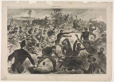 Der Krieg für die Union, 1862 - Ein Bajonettangriff von Winslow Homer