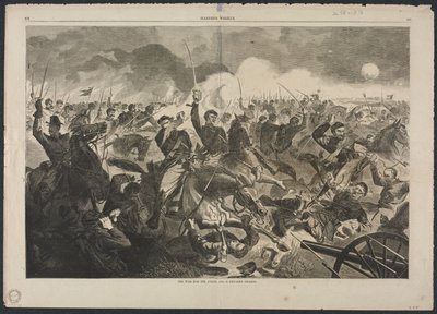 Der Krieg für die Union, 1862 - Ein Kavallerieangriff von Winslow Homer