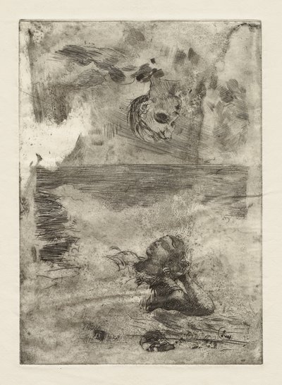 Zwei Köpfe (Studie nach "Undertow") von Winslow Homer