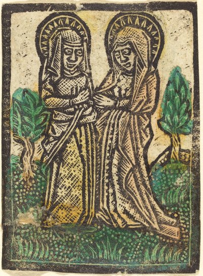 Die Heimsuchung von Workshop of Master of the Aachen Madonna