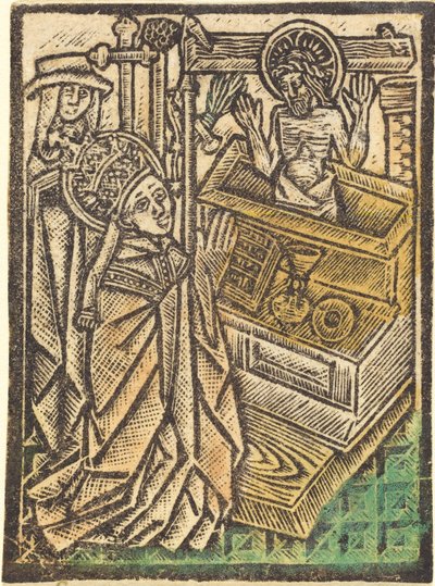 Heiliger Gregor, ca. 1480 von Workshop of the Master of the