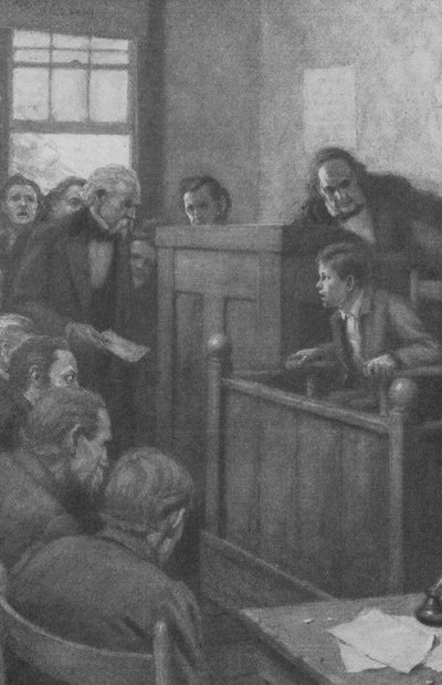 Die Spannung der unterdrückten Emotion erreichte ihren Höhepunkt (Lithografie) von Worth Brehm