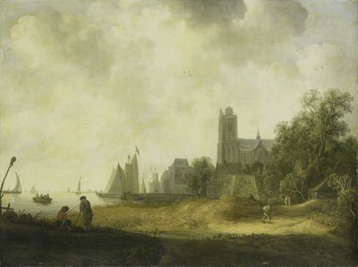 Ansicht von Dordrecht von Wouter (or Knijff) Kniff