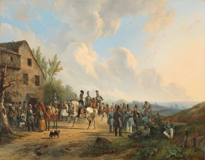 Szene aus dem Zehntägigen Feldzug gegen den belgischen Aufstand, August 1831 von Wouter  Verschuur
