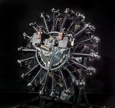 Wright Whirlwind R-790-A J-5 Radial 9 Motor, 1920er Jahre von Wright Aeronautical