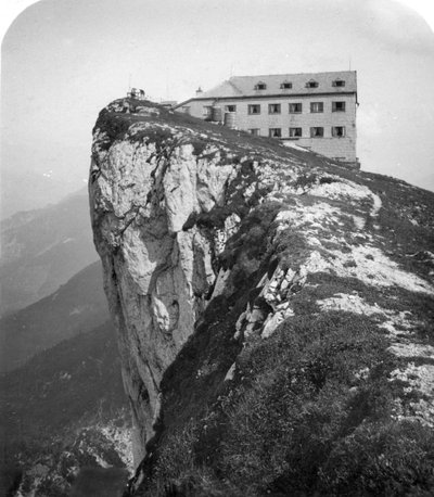 Hotel auf dem Gipfel des Schafbergs, Salzkammergut, Österreich, um 1900 von Wurthle and Sons