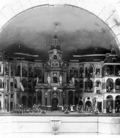 Mechanisches Theater, Schloss Hellbrunn, Salzburg, Österreich, ca. 1900 von Wurthle and Sons