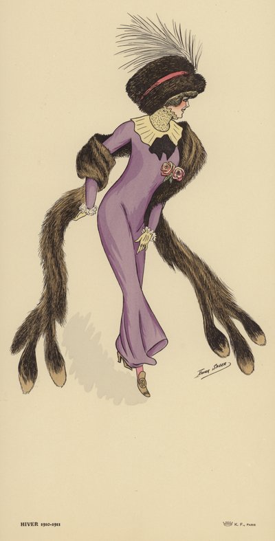 Wintermode 1910-1911 von Xavier Sager
