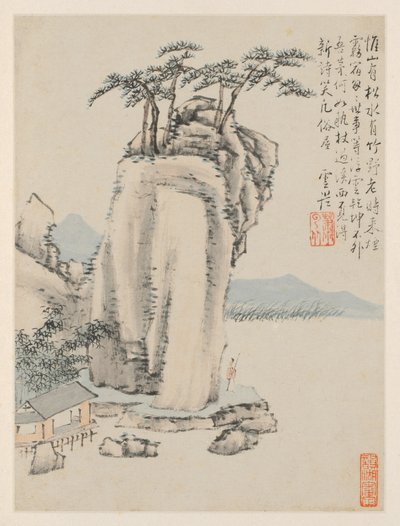 Album der saisonalen Landschaften, Blatt G von Xiao Yuncong