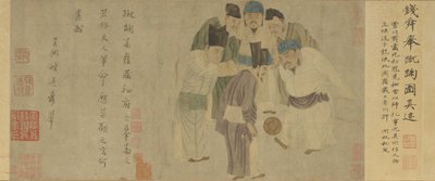 Cuju-Rolle (Kaiser Taizu spielt Cuju) von Xuan Qian
