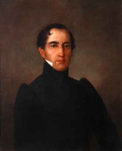 Porträt von Alexander Pawlowitsch Bakunin 1799-1862, 1832 von Yakov Streshnev