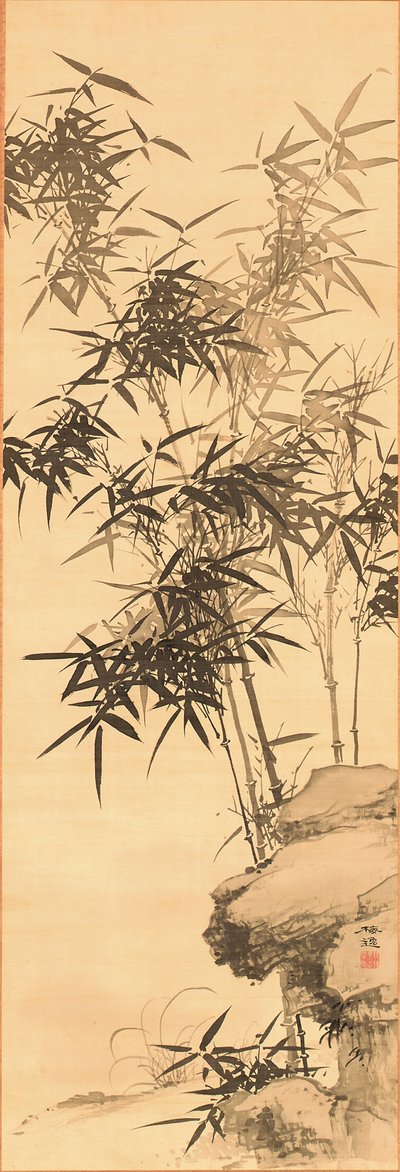 Bambus, vor 1856 von Yamamoto Baiitsu