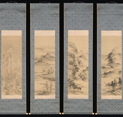 Landschaften der vier Jahreszeiten, 1848 von Yamamoto Baiitsu