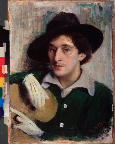 Porträt des Künstlers Marc Chagall (1887-1985) von Yuri Moiseyevich Pen