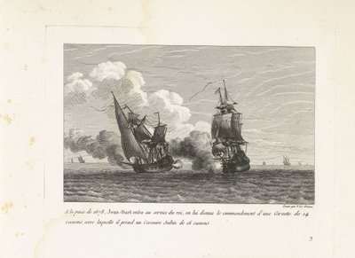 Jan Bart im Dienst des Königs von Frankreich, 1678 von Yves Marie Le Gouaz