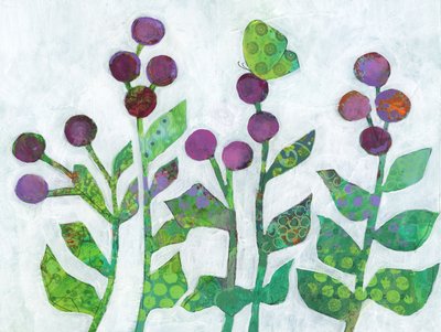 Verspielter Beeren Schmetterling von Yvonne Gustafsson