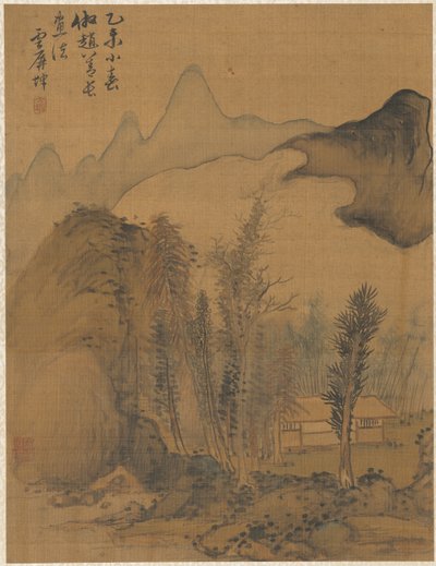 Landschaft im Stil von Chao Yuan, 1775 von Zhai Dakun