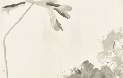 Landschaften und Blumen, Album mit sechs Blättern von Zhu da Bada Shanren