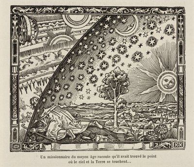 Ein mittelalterlicher Missionar findet den Punkt, an dem Himmel und Erde sich berühren von Frederick (attr. to) Barnard