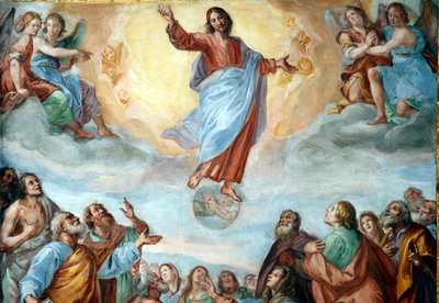 Himmelfahrt Christi. Die Basilika della Santissima Annunziata del Vastato. Genua. Italien. von . .