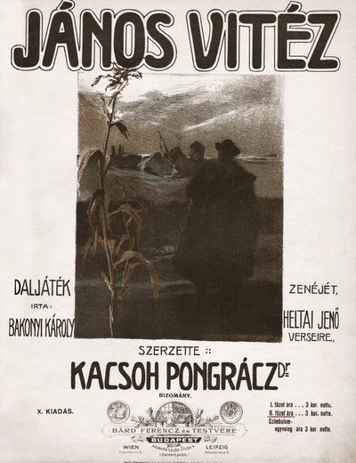 Janos Vitez, Operette des ungarischen Komponisten Kacsoh Pongracz. 1904 (Illustration) von . .