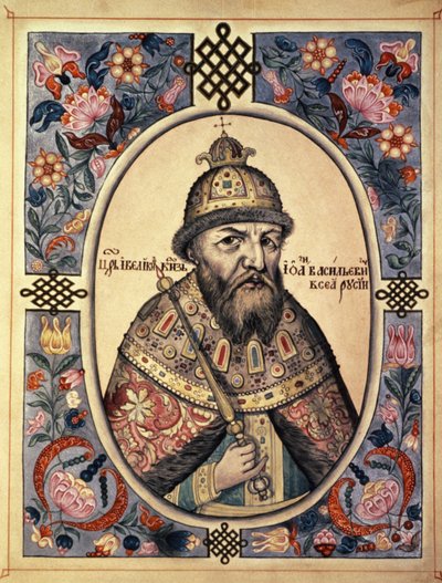 Porträt von Iwan Grozny (Iwan der Schreckliche, Iwan IV.) von Frederick (attr. to) Barnard