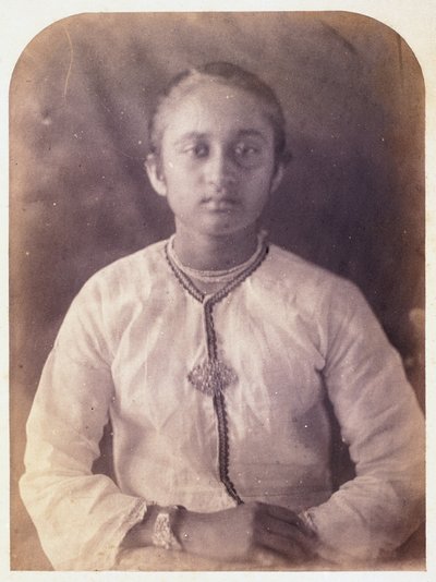 Porträt einer jungen Frau, Ceylon, ca. 1875 von Ferdinand Georg Waldmuller
