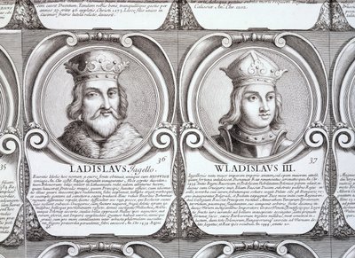 Wladyslaw II Jagiello und Wladyslaw III Warnenczyk, Nr. 36 und 37 aus 