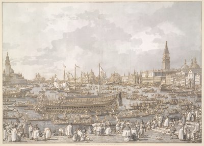 Der Doge von Venedig auf dem Weg zum Lido von Canaletto