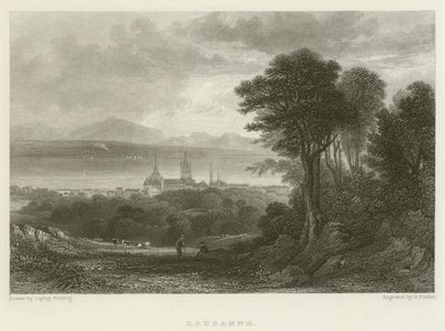 Lausanne von after A.V. Copley Fielding