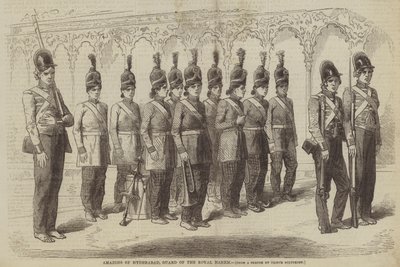 Amazonen von Hyderabad, Wache des königlichen Harems von after A. Soltykoff