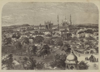 Gesamtansicht von Delhi von after A. Soltykoff