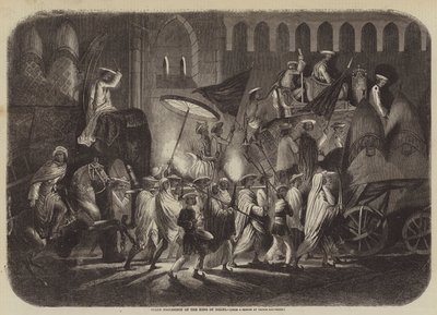 Staatsprozession des Königs von Delhi von after A. Soltykoff