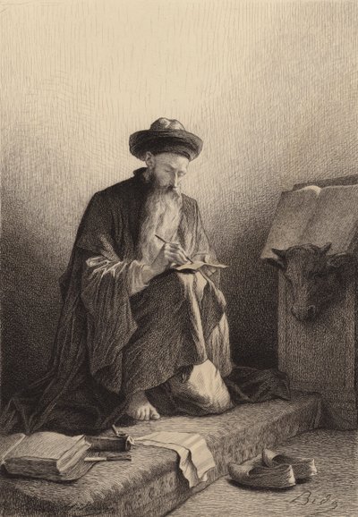 Sankt Lukas von after Albert Robida