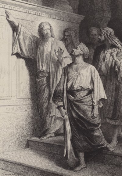 Die Berufung des St. Matthäus von after Albert Robida
