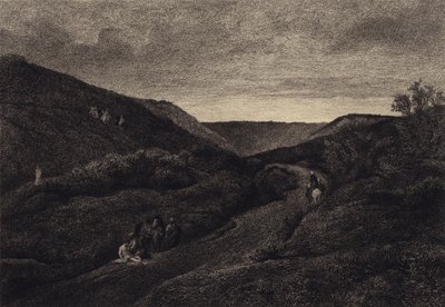 Der barmherzige Samariter von after Albert Robida