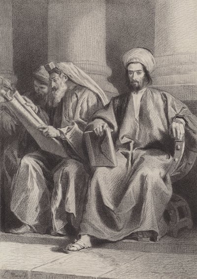 Die Schriftgelehrten und Pharisäer von after Albert Robida