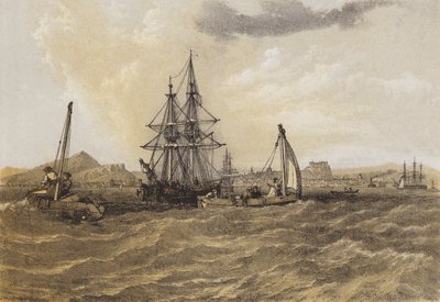 Edinburgh vom Firth of Forth von after C. Stanfield