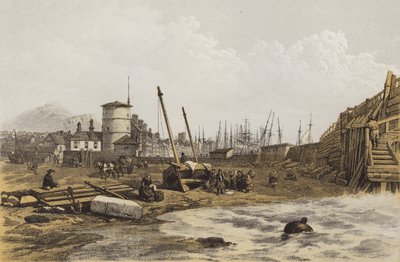 Das Hintere des Alten Leith Piers von after C. Stanfield