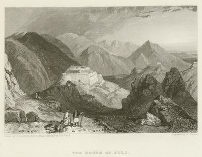 Die Felsen von Suli von after C. Stanfield