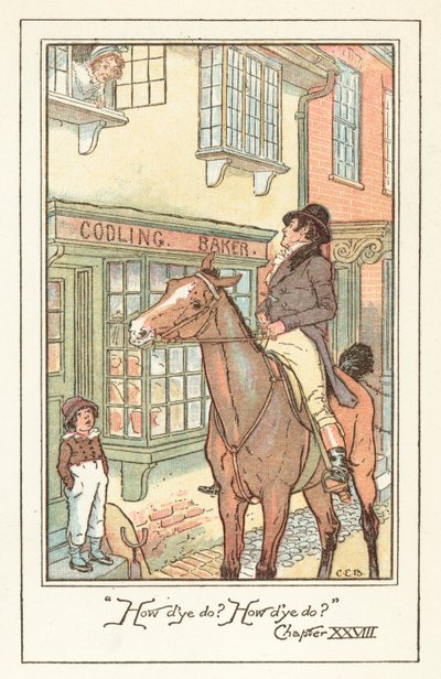 Illustration zu Jane Austens Emma von after Charles Edmund Brock