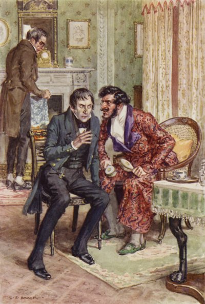 Illustration für Martin Chuzzlewit von after Charles Edmund Brock