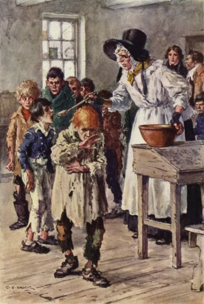 Illustration für Nicholas Nickleby von after Charles Edmund Brock